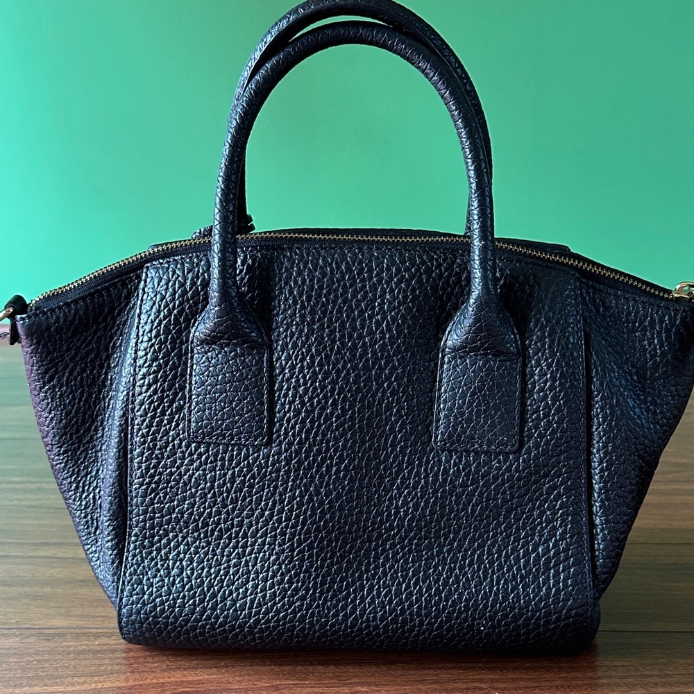 ⚫️⚫️EUC Kate Spade Pebbled Leather Black Satchel⚫️⚫️ - Picture 2 of 16